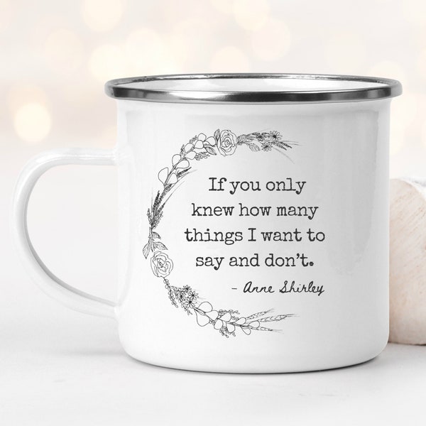 Anne of Green Gables Mug with Anne Shirley Quote, Anne of Green Gables Gifts, Book Quote Mug, Book Lover Gift