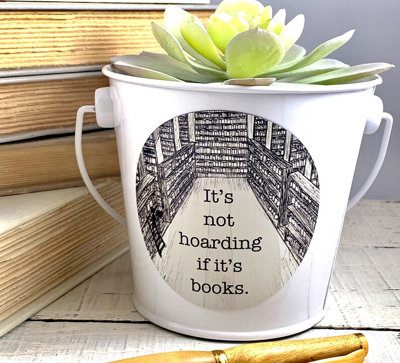 Its Not Hoarding If Its Books Book Lover Etsy