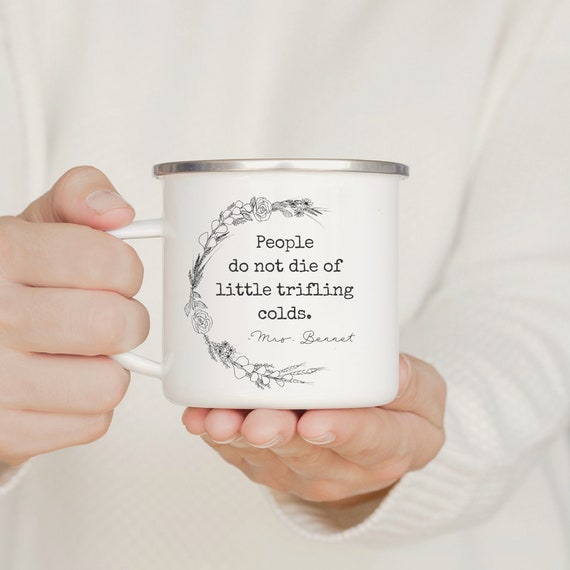 Jane Austen Mug with Mrs Bennet Quote, Pride and Prejudice Mothers Day Gift