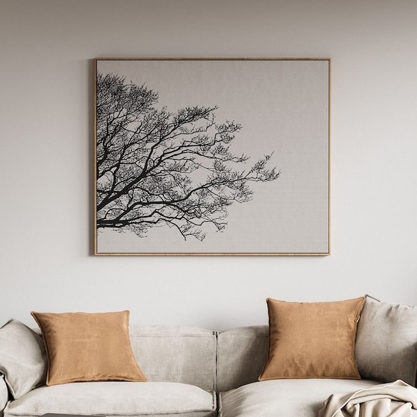 Pine Tree Branch, Branch printable,  Vintage Tree Drawing, Printable Tree Art, Printable wall art, instant download