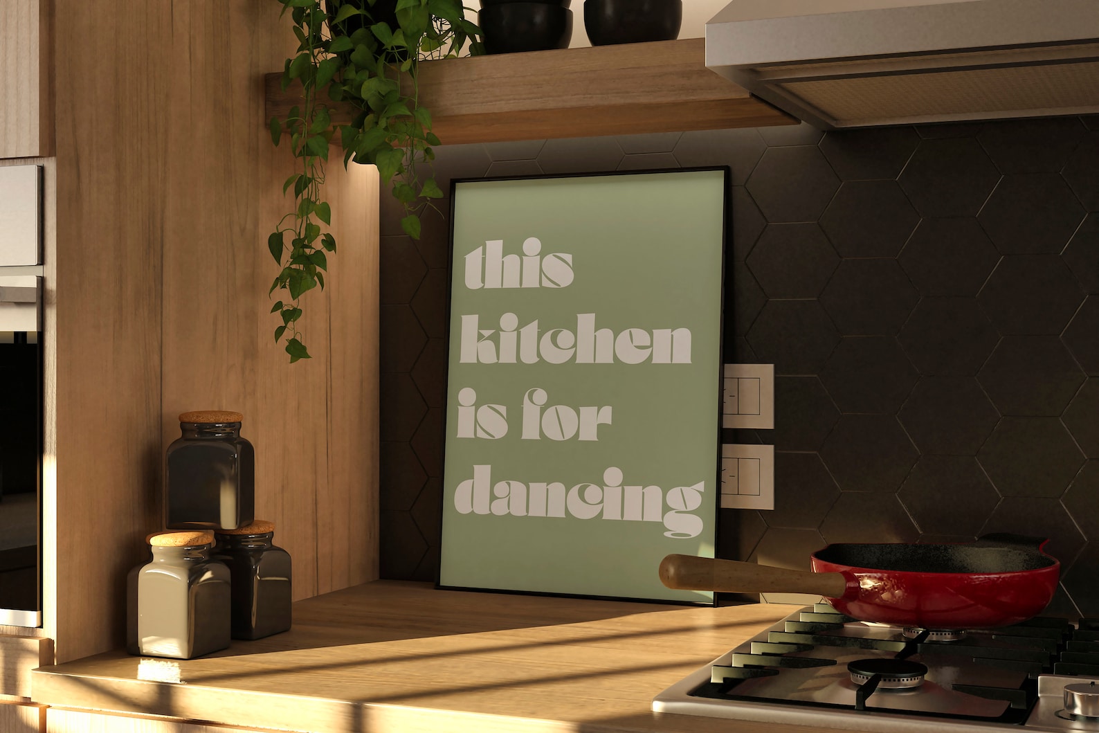 This Kitchen is for Dancing Sign Dance Art Aesthetic Kitchen - Etsy