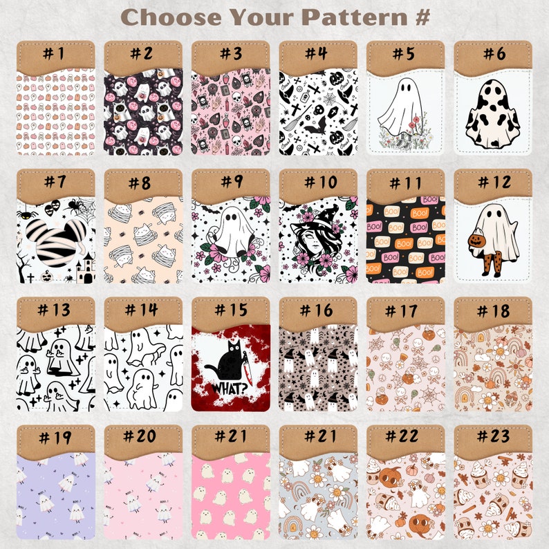 Halloween Phone Wallet, Card Holder, Essential Phone Accessory, Perfect for Onthego, Great