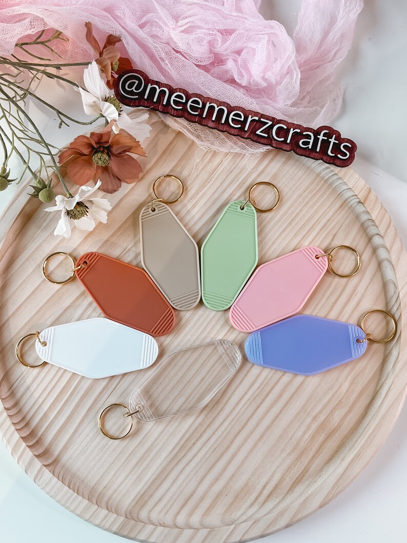 Motel Keychain 'hello I'm' Name Tag Design, Sarcastic & Humorous