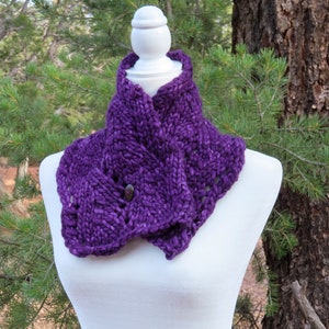 Cozy and Stylish Hand Knit Merino Wool Neck Warmer - Premium Luxury Yarn