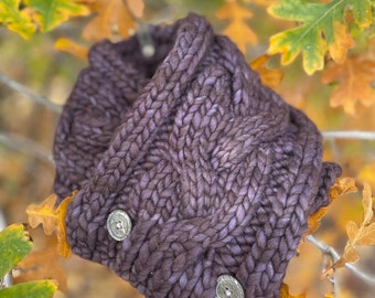 Quality Hand Knit Merino Wool Neck Warmer: Luxuriously Soft and Warm Winter Accessory