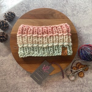 Hand Knit 100% Merino Wool  Headband | Soft & Cozy Ear Warmer | Handmade Gift