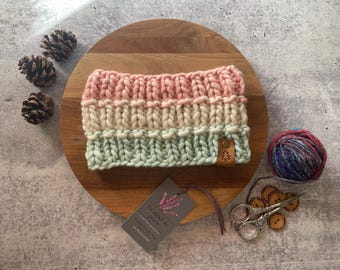 Hand Knit Merino Wool Headband | Soft Ear Warmer