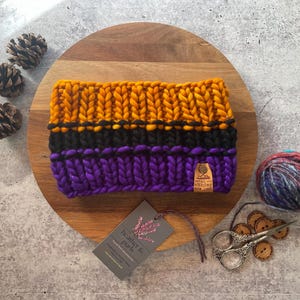 Hand Knit 100% Merino Wool  Headband | Soft & Cozy Ear Warmer | Handmade Gift