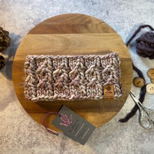 Hand Knit 100% Merino Wool  Headband | Soft & Cozy Ear Warmer | Handmade Gift