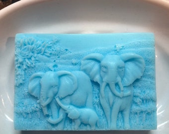 Blue Elephant Soap Etsy