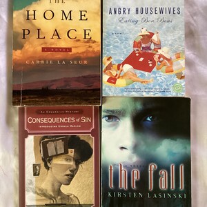 L Authors-Assortment of Large Paperback Novels-Previously Owned-2.50 each