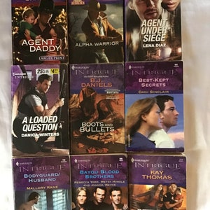 Assorted Harlequin Intrigue Paperbacks