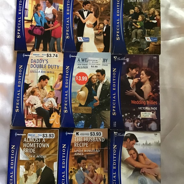 Assorted Harlequin and Silhouette Special Edition Romance Paperbacks