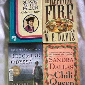 D Authors-Assortment of Large Paperback Novels-Previously Owned-2.50 each