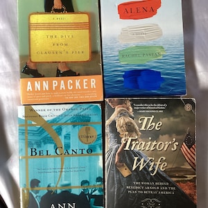 P Authors-Assortment of Large Paperback Novels-Previously Owned-2.50 each