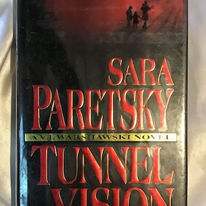 Assortment of Sara Paretsky Hardback and Large and Small Paperback Novels