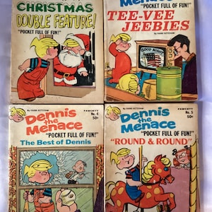 Dennis The Menace Vintage Comic Book Digests-Hank Ketchum-Previously Owned