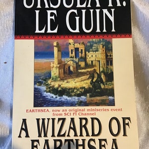 Assortment of Ursula K LeGuin-Earthsea Cycle-Large and Small Paperback Novels-Science Fiction