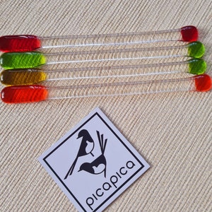 Glass swizzle sticks/drink stirrers