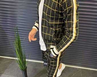 Traje de atletismo para hombre, envío desde Texas.
