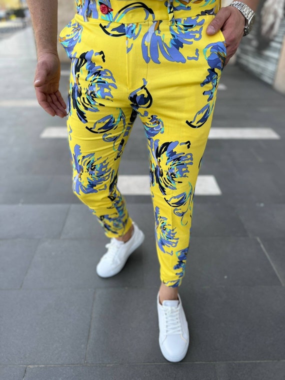 Men's Gorilla Printed Skinny Pants | RebelsMarket