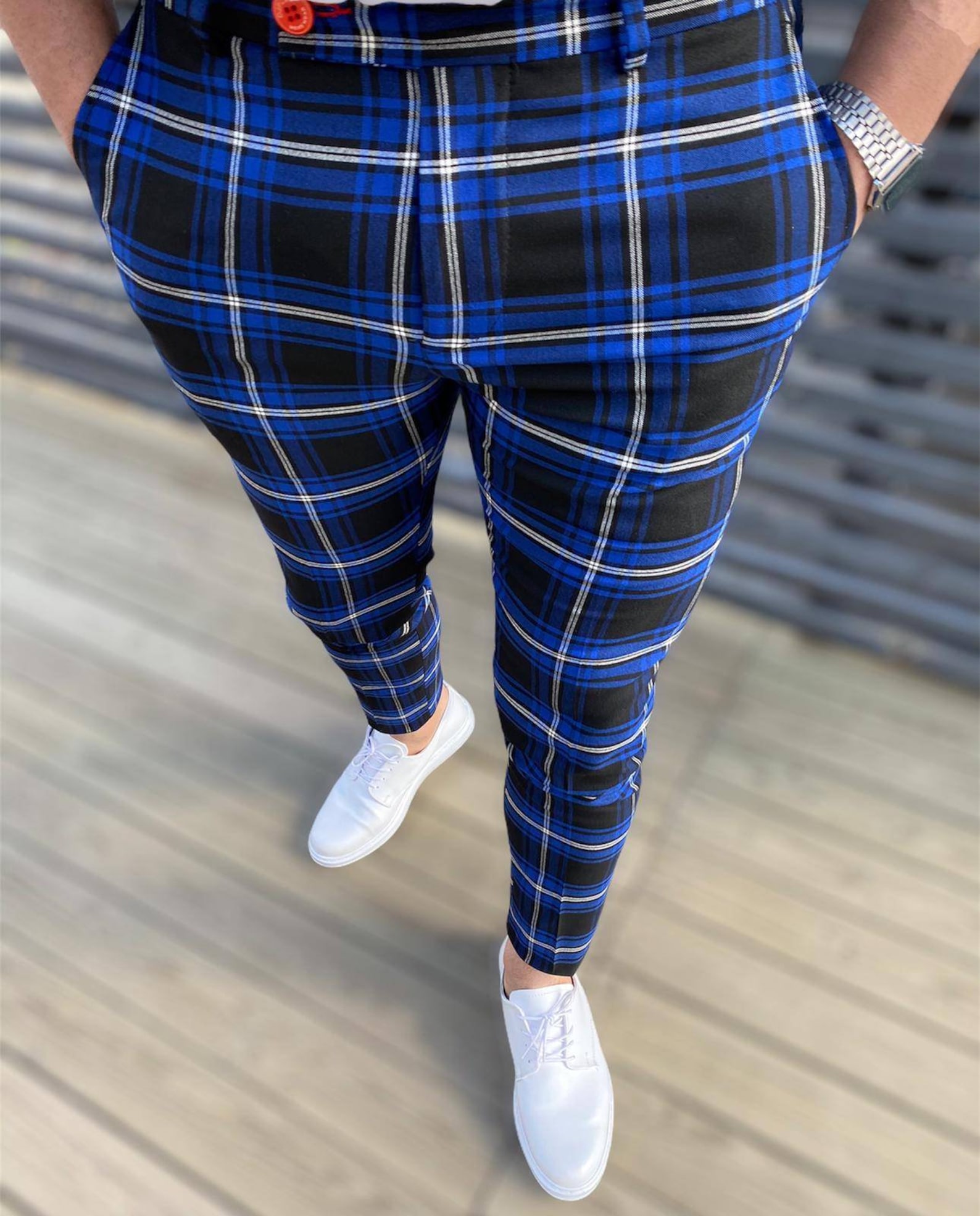 Men Fancy Pants Shipping From TEXAS. Gentlemen Pants Tartan Etsy