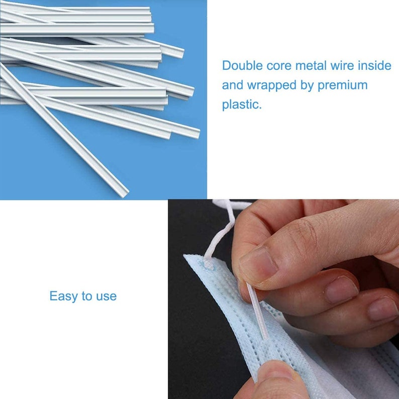 101000Pcs N95 MASK Plastic Nose Wire for Mask Double Bridge Etsy