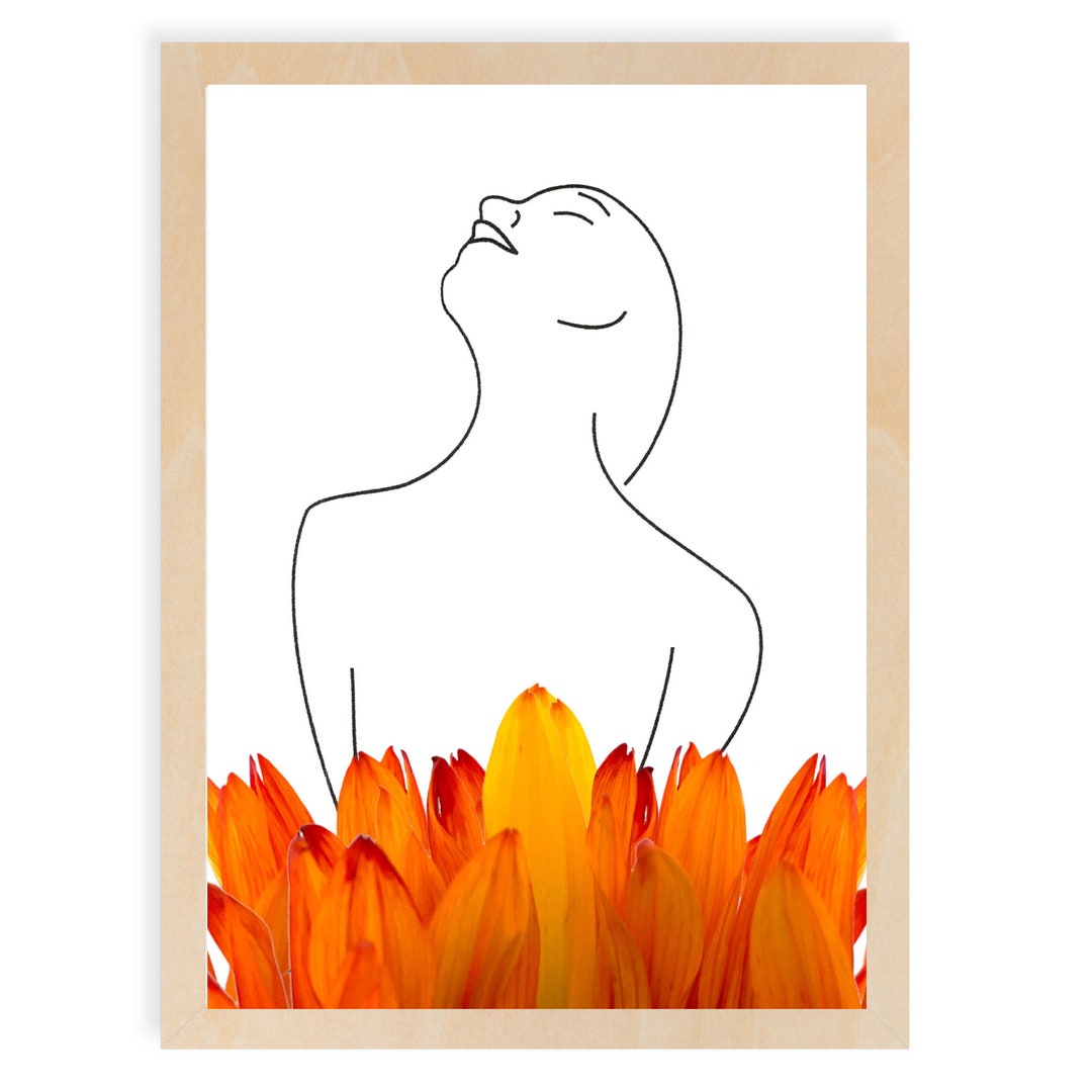 Printable Original Line Art Minimalist Modern Art Print Etsy