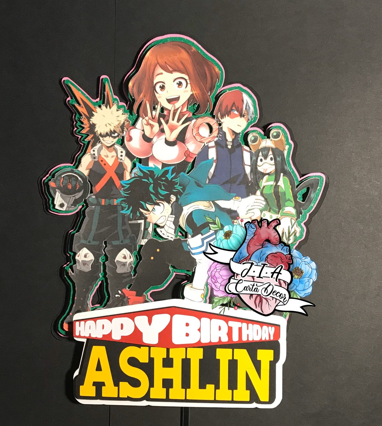 My hero academia/My hero academia Cake Topper/My hero academia | Etsy