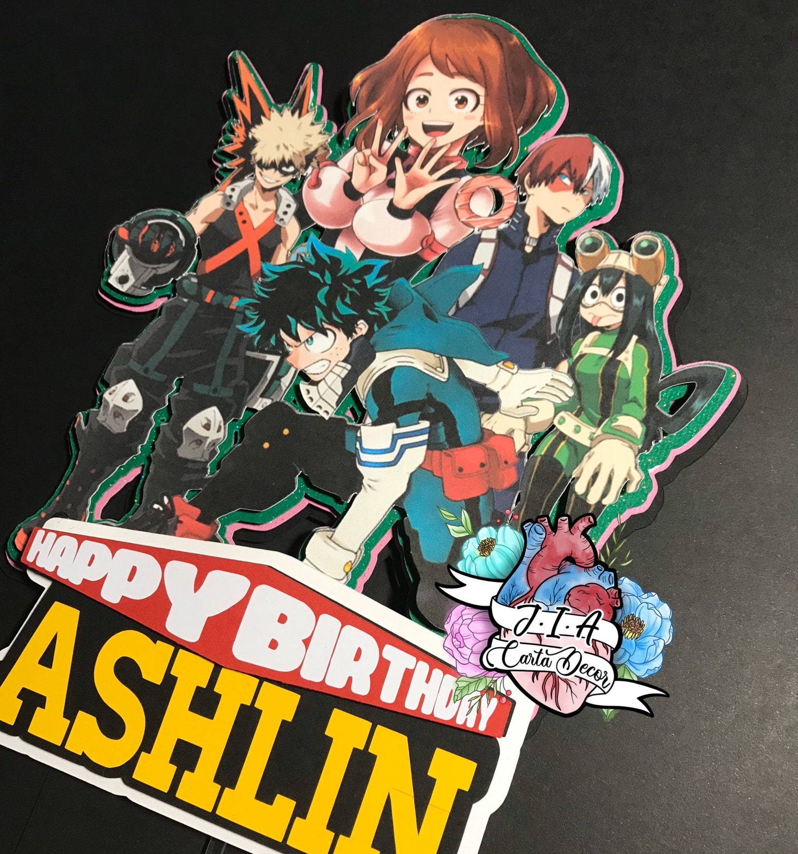 My hero academia/My hero academia Cake Topper/My hero academia | Etsy
