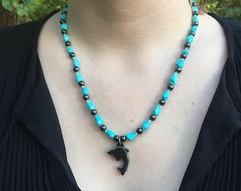 Handmade Dolphin Beach Necklace