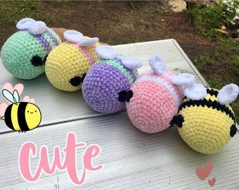 Cuddly Crochet Bee