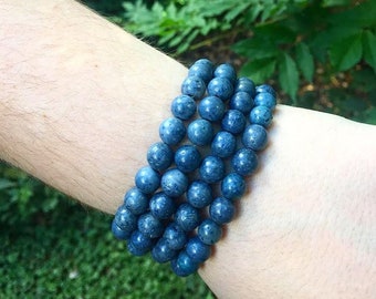Round Stone Beaded Bracelet