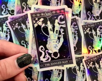 Holographic Tarot Card Vinyl Sticker