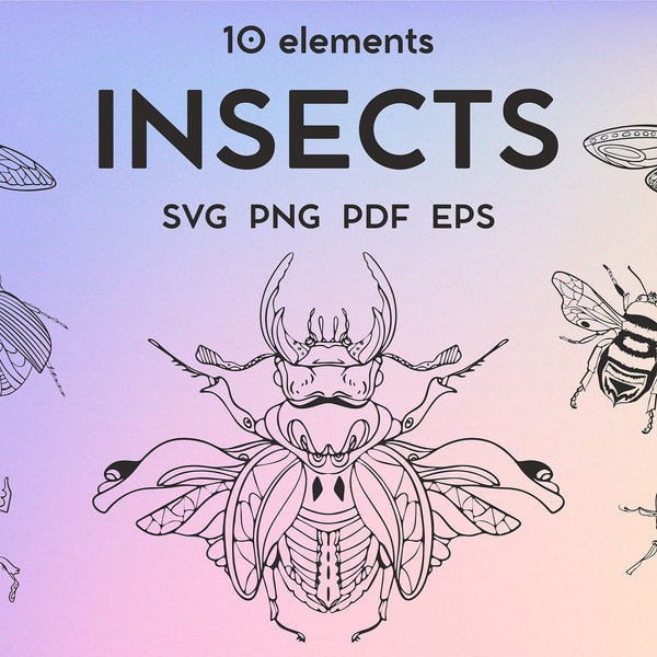 Bug Clipart - Etsy