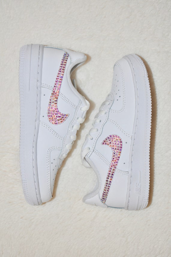 Aurora Boreale Premium Crystal Custom Nike Air Force 1 LOW | Etsy