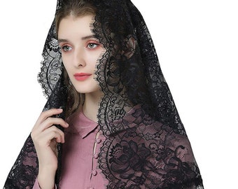 black lace veil