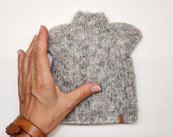 Hand Knit Light Grey Sweater for Smartdoll - XS/S Bust