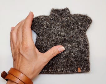 Hand Knit Smartdoll Sweater: Dark Grey SD/SD13 Clothes