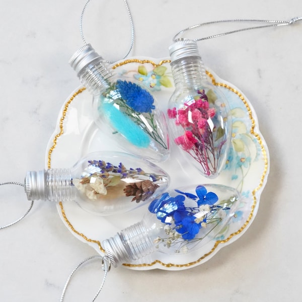 Dried Flower Ornaments - Etsy