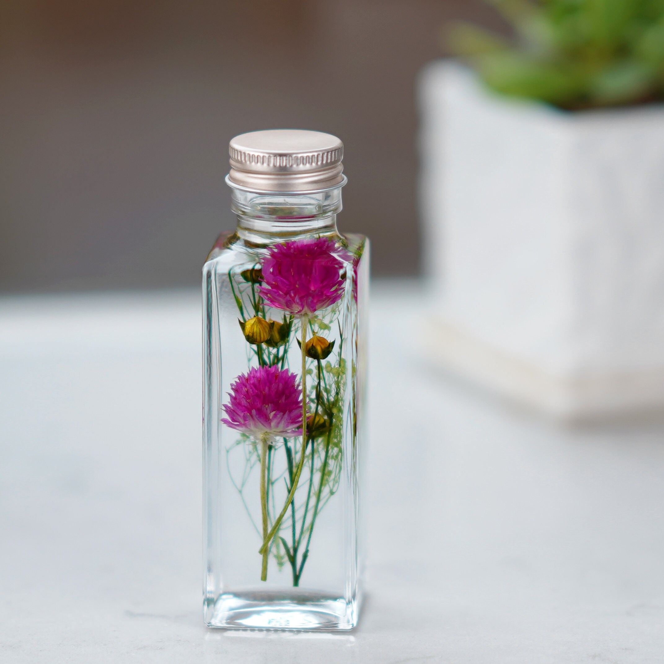 Herbarium bottle Japanese herbarium unique gift for her Etsy