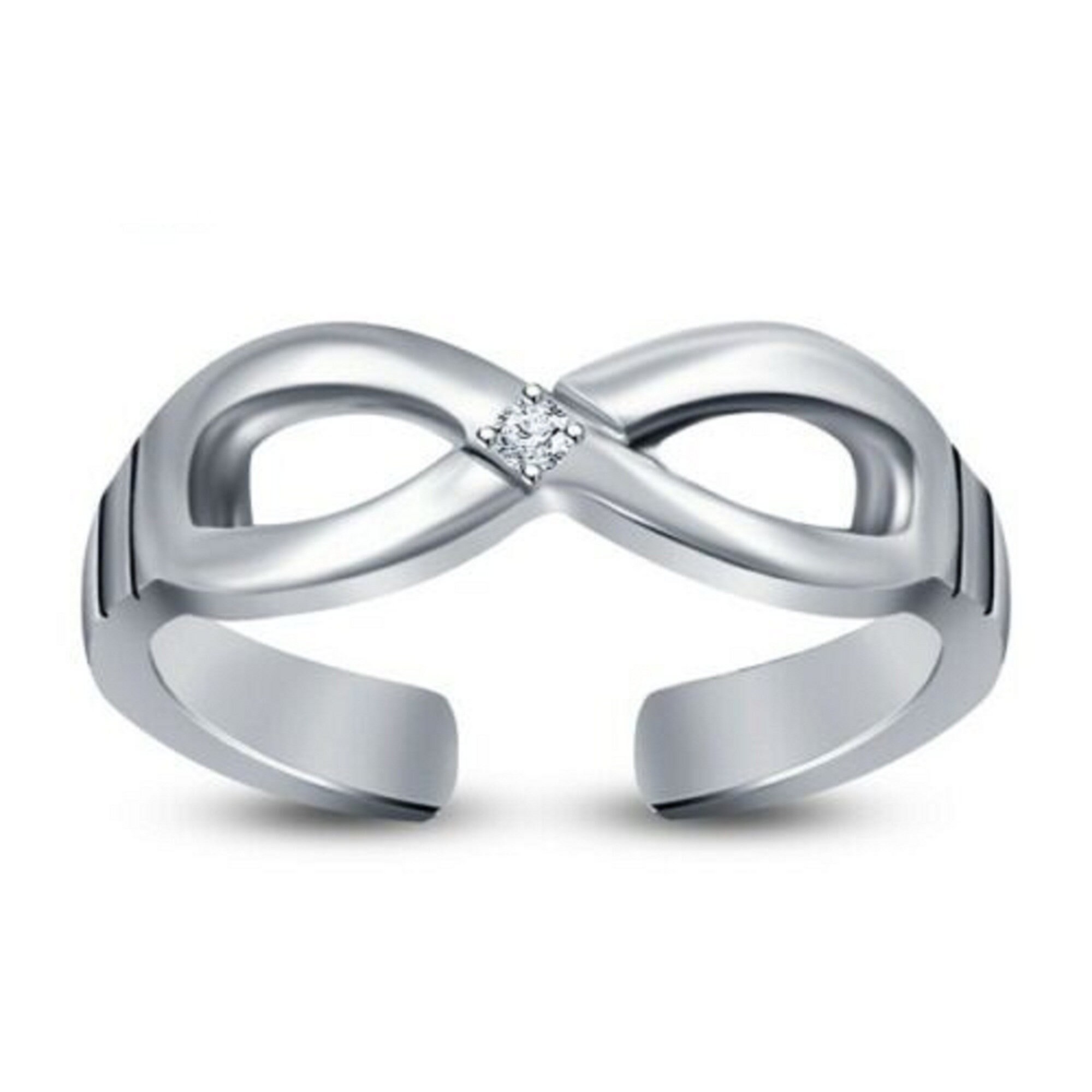Simple Infinity Ring Toe Ring Wedding Ring Toe Ring Women Etsy