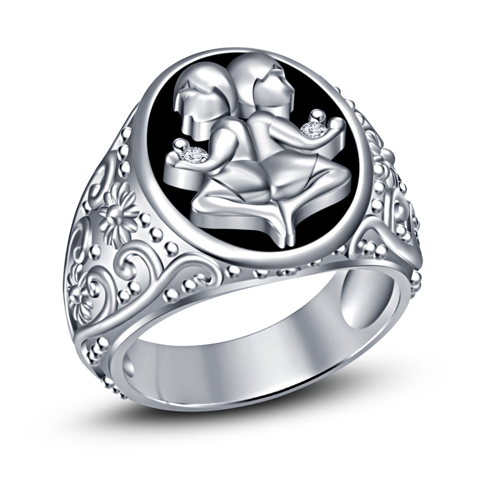 Zodiac Sign Rings Astrology Rings Solid Sterling Etsy