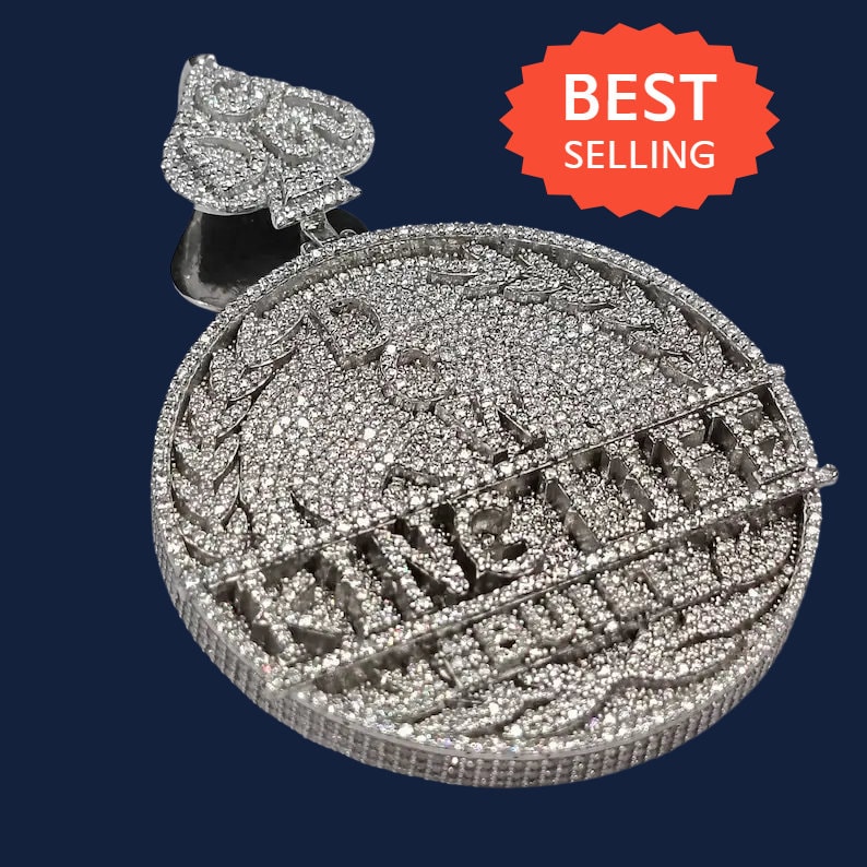 Custom Necklace Charm Hip Hop Etsy