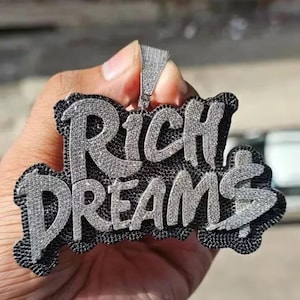 Colgante personalizado con diamantes y letras para hombre, colgante de hip hop personalizado, regalos para padre, colgante de rapero, regalos de Navidad