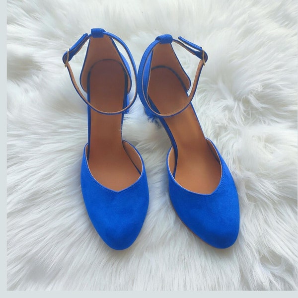 Royal Blue Shoes - Etsy