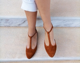 flat closed toe sandals with ankle strap