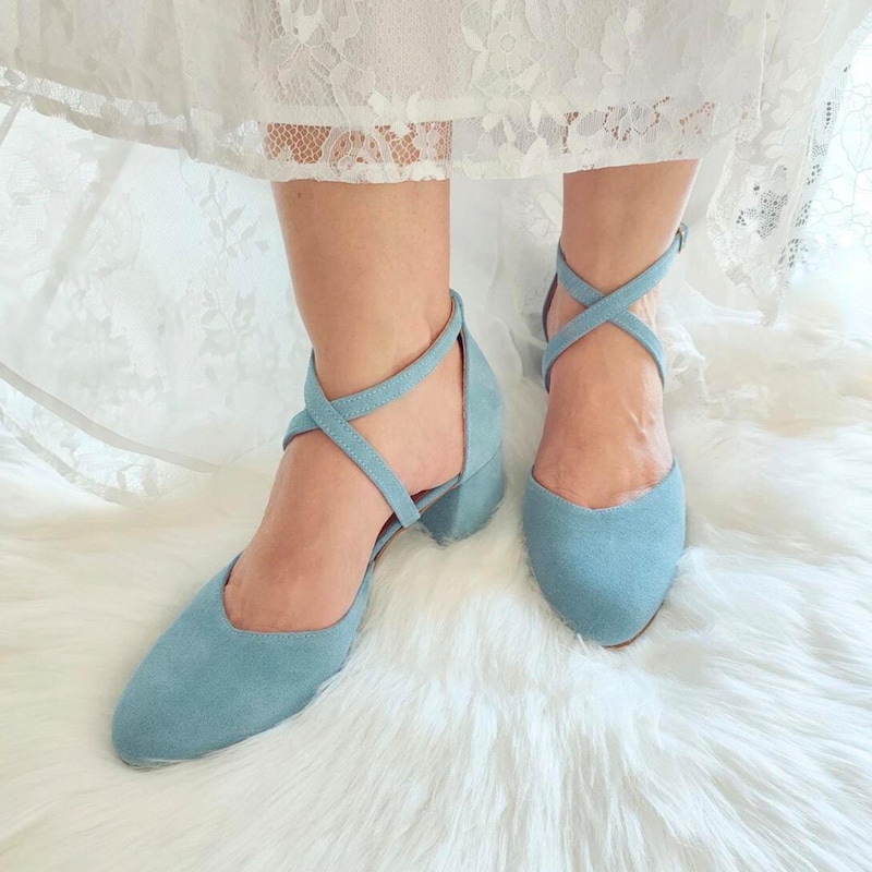 pale blue wedding shoes uk