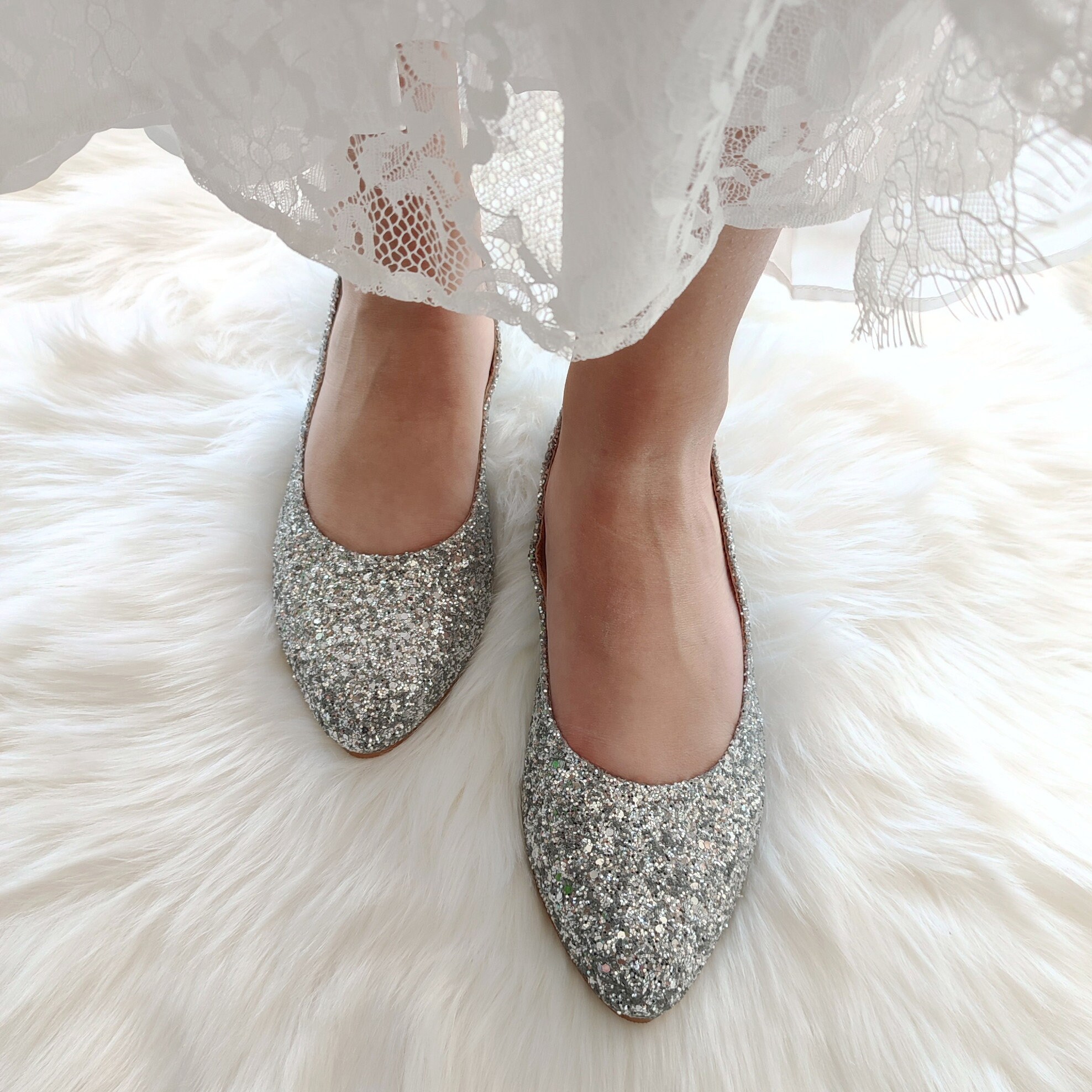 wedding shoes flats bride
