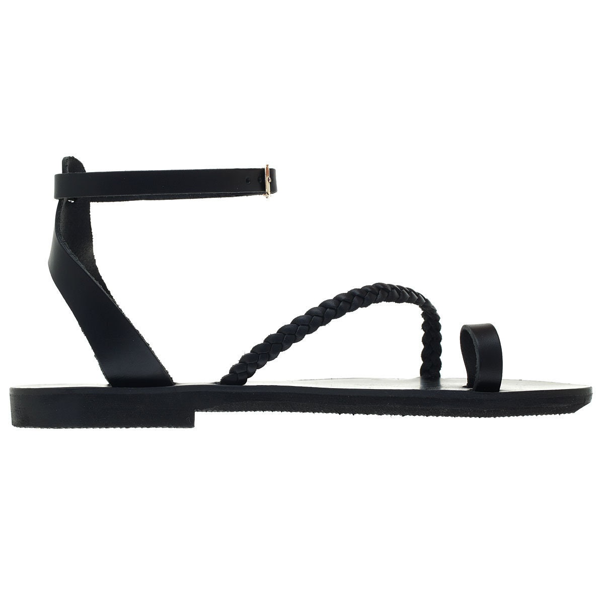 wrap sandals flat